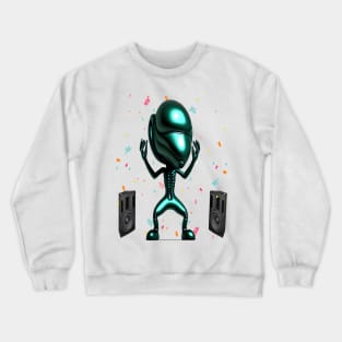 Alien Hip Hop 04 Crewneck Sweatshirt